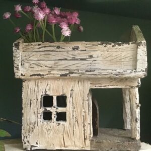 Alternative view of Wooden House Planter