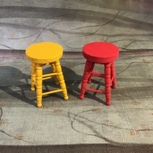 Small Wooden Barstool