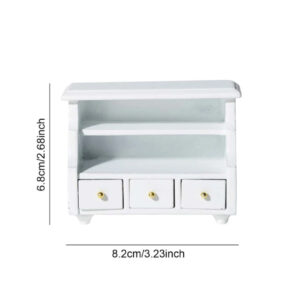 Alternative view of Book Rack with 3 drawers