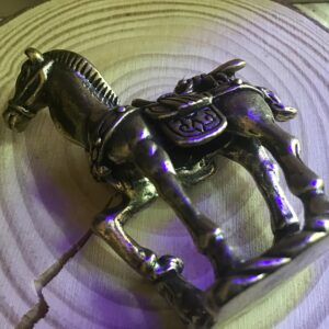 Alternative view of Horse Fly Statue