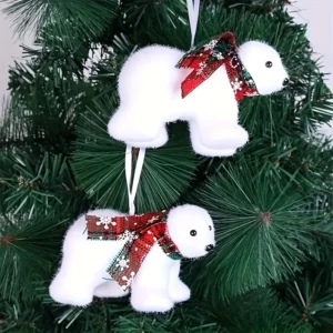 Christmas Polar Bear Ornament